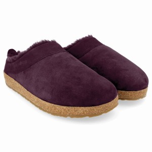 Chodaki Męskie Haflinger Snowbird Fioletowe | JVF5257YN