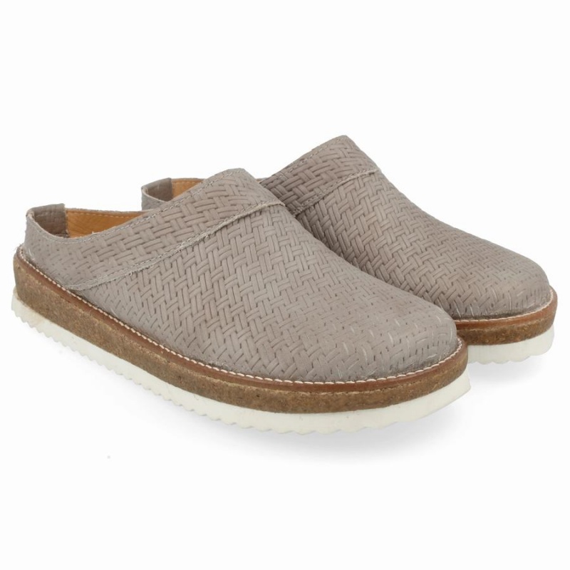 Chodaki Damskie Haflinger Neo Szare | CUO5684LM