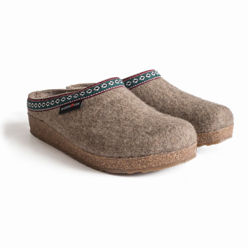 Chodaki Męskie Haflinger Gz Beżowe | KPN194FS